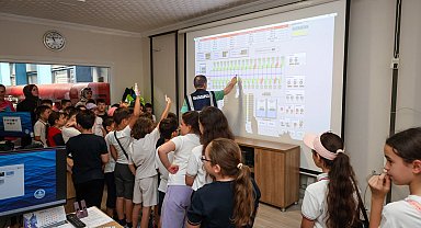 Minikler SASKİ'nin çevre dostu tesislerini keşfetti