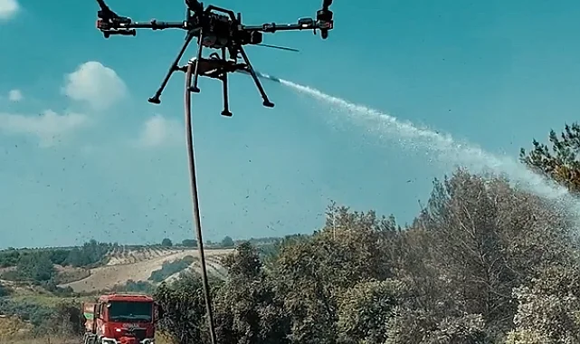 Orman yangınlarına teknolojik destek... Yeni nesil drone ilk kez sahada kullanıldı