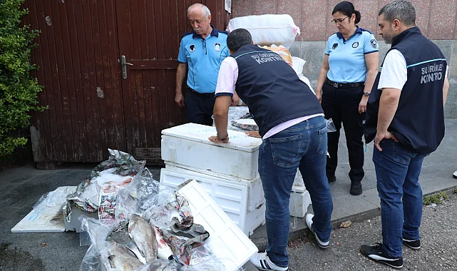 Otogar'da balık operasyonu