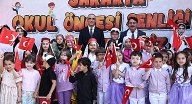 Sakarya'da Okul Öncesi Şenliği yoğun katılımla gerçekleştirildi