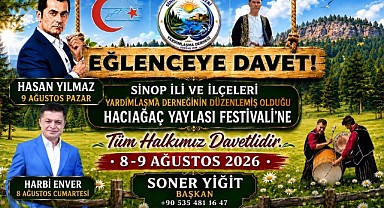 Türkeli Hacıağaç Yaylası Festivali 8-9 Ağustos 2026’da