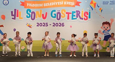 Yıldırım'da miniklerin mezuniyet coşkusu