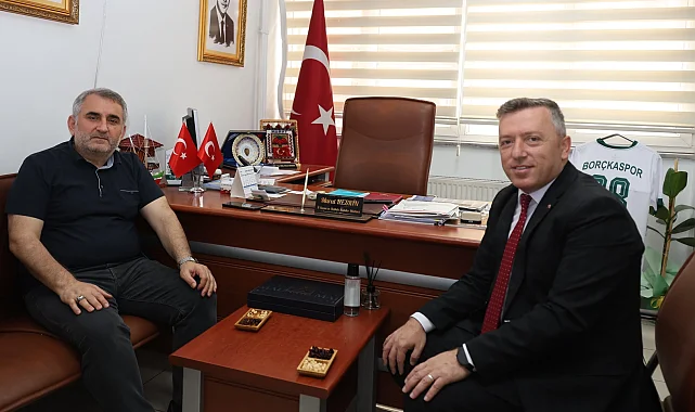 AÇÜ Rektörü Aydın'dan Basın Müdürü Keskin'e ziyaret