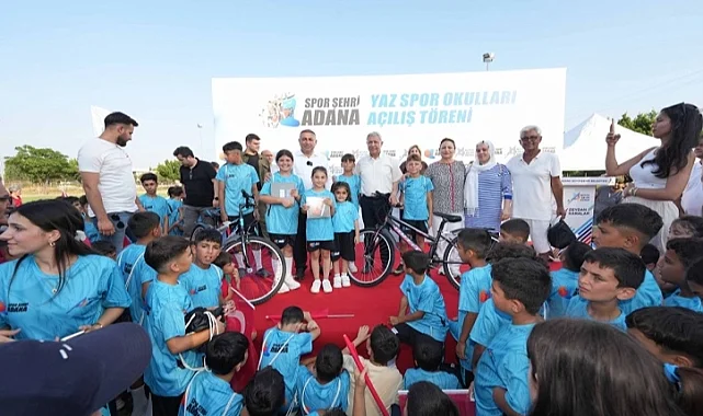 Adana Büyükşehir Yaz Spor Okulları açıldı