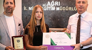 Ağrı'da 'sağlıklı nesil' ödüllendirildi