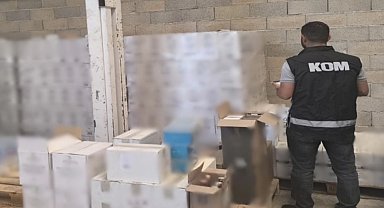 Antalya'da binlerce kaçak içki ve tütün ürünü ele geçirildi