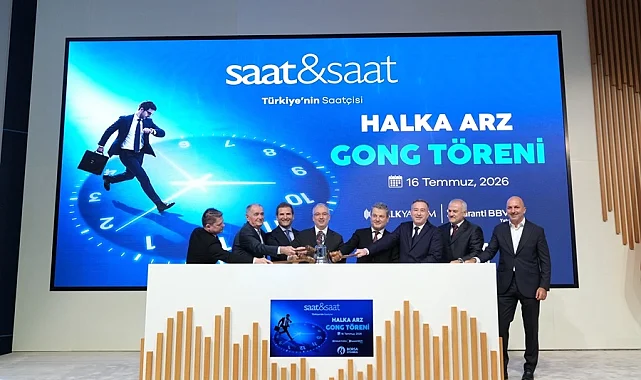 Borsa İstanbul'da gong 'Saat&Saat' için çaldı