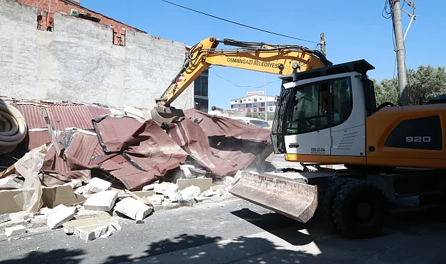 Bursa Osmangazi'de kaçak depoya af yok