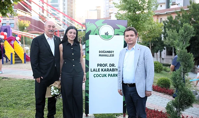 Bursa Osmangazi'de Lale Karabıyık'ın adı çocuk parkında yaşatılıyor
