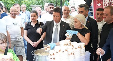 Bursa Osmangazi'den aşure bereketi Küplüpınar'da paylaşıldı