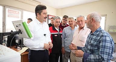 Bursa Yenişehir'de buğday alımları başladı
