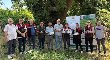 Bursa'da 5 bin Samuray Arısı doğaya salındı