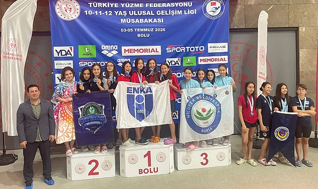 Çayırovalı yüzücüler, bölgeden 25 madalya ile döndü