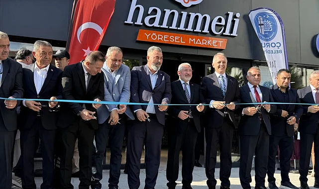 Çorum'da Hanımeli Yöresel Market hizmete açıldı