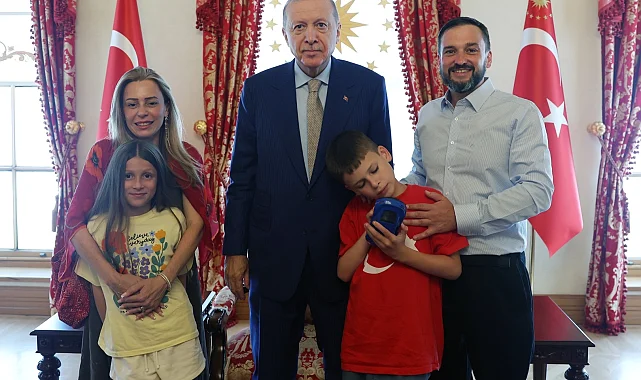 Cumhurbaşkanı Erdoğan, "Cake Not Hate" kampanyasıyla tanınan Joshua Harris'i ağırladı
