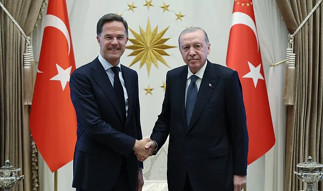 Cumhurbaşkanı Erdoğan, NATO Genel Sekreteri Rutte ile Külliye'de görüştü