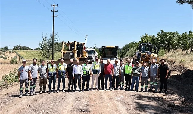 Denizli Kale'de üreticiye destek ve yol incelemesi