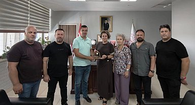 Edirneli gazetecilerden Başhekim Şimşek'e ziyaret