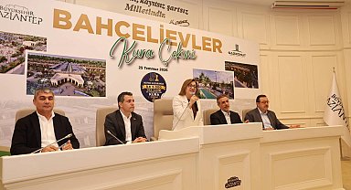 Gaziantep Bahçelievler'de kura heyecanı