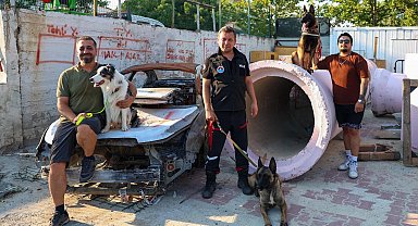İstanbul Maltepe'de patili kahramanları afetlere hazırlanıyor