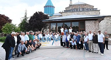 İzmirli STK başkanları ve gazeteciler Konya'ya hayran kaldı