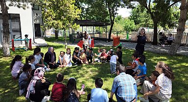 Kayseri Talas'tan çocuklar için mobil kütüphane