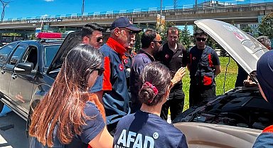 Kocaeli'de AFAD'a ileri sürüş eğitimi