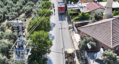 Manisa'da Alaşehir'de yol konforunu artırıyor