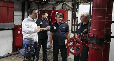 Mersin İtfayesi yangın güvenliği denetimlerini sürdürüyor
