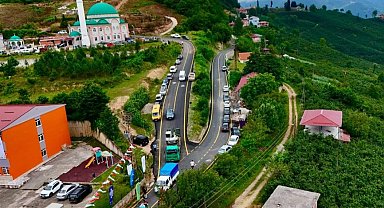 "Ordu'da 5 Km'lik grup yolu açılışı yapıldı