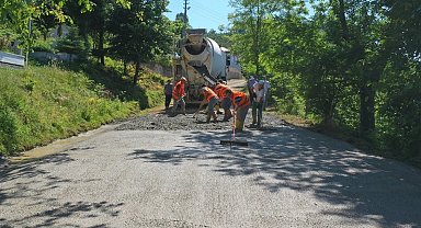 Ordu'da yarım asırlık yol sorunu çözülüyor