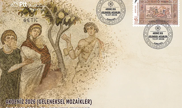 PTT'den 'Geleneksel Mozaikler' temalı anma pulu
