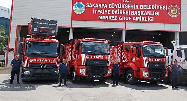 Sakarya İtfaiye Teşkilatı'nın yeni güçleri