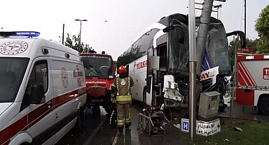 Sinop otobüsü kaza yaptı: 30 yaralı, 2'si ağır!