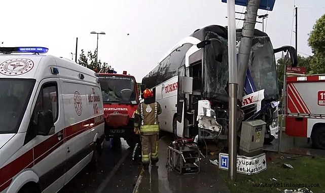 Sinop otobüsü kaza yaptı: 30 yaralı, 2'si ağır!