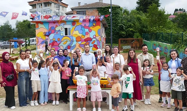 Trabzon'da Çilekli Düşler Köyü'nde Ebeveyn-Çocuk atölyesi başladı