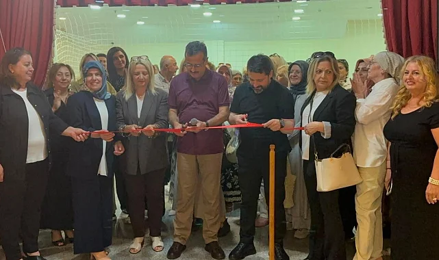 Trabzon'da kursiyerlerin eserleri yoğun ilgi gördü