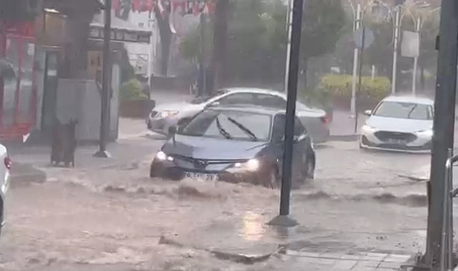 Türkeli'de sağanak yağış etkili oldu