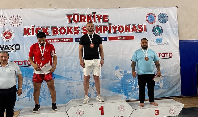 Türkelili sporcu Şükrü Aktan, Türkiye üçüncüsü oldu