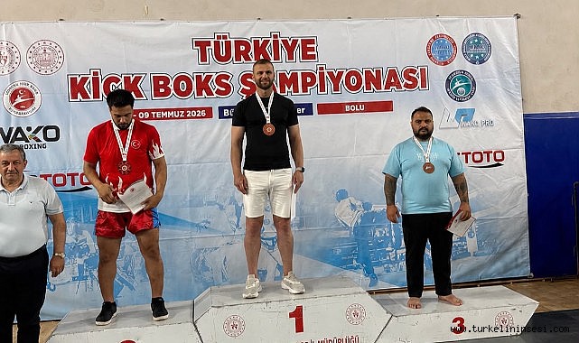 Türkelili sporcu Şükrü Aktan, Türkiye üçüncüsü oldu