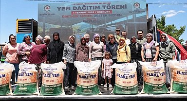 Yem Desteği Projesi üreticiye can suyu oldu