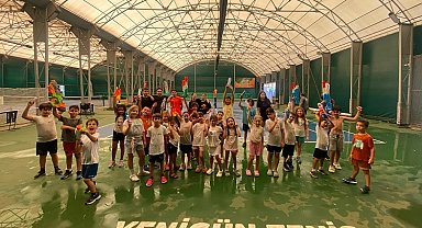 Yenigün Tenis Akademisi'nde Yaz Okulu keyfi
