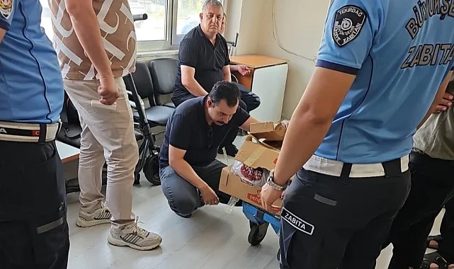Zabıtadan sağlıksız et operasyonu