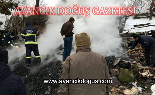 Ayancık’ta iki kişi yanarak can verdi