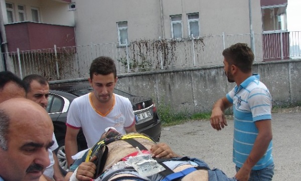 Direkten düşen işçi ağır yaralandı