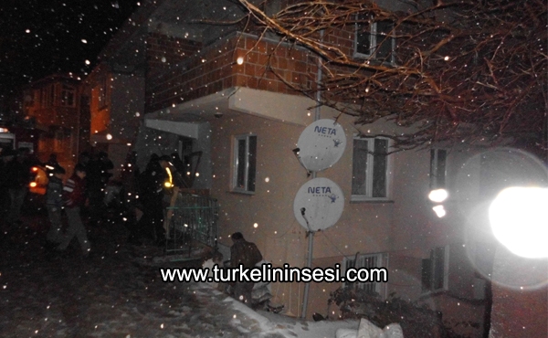 Ev yangını korkuttu