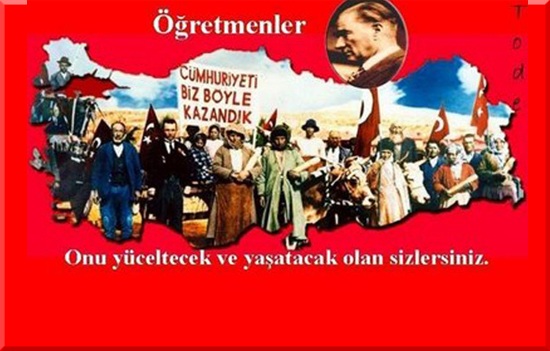 İlçedeki öğretmenlerin kültürel etkinliği