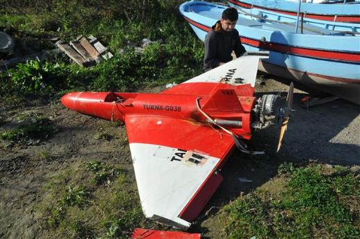 İlçemizde balıkçıların ağına ’İHA’ takıldı
