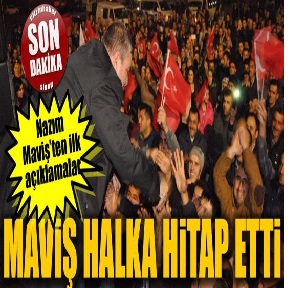 Nazım Maviş seçim sonuçları ardından halka hitap etti