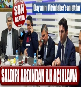 Saldırı ardından ilk açıklama